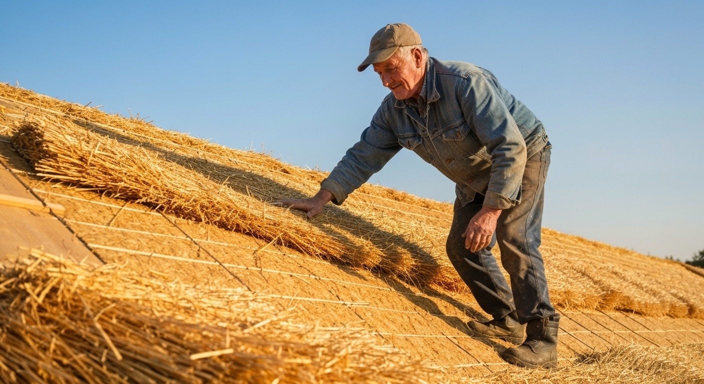 Isolation toit chaume : la solution naturelle pour un habitat chaleureux