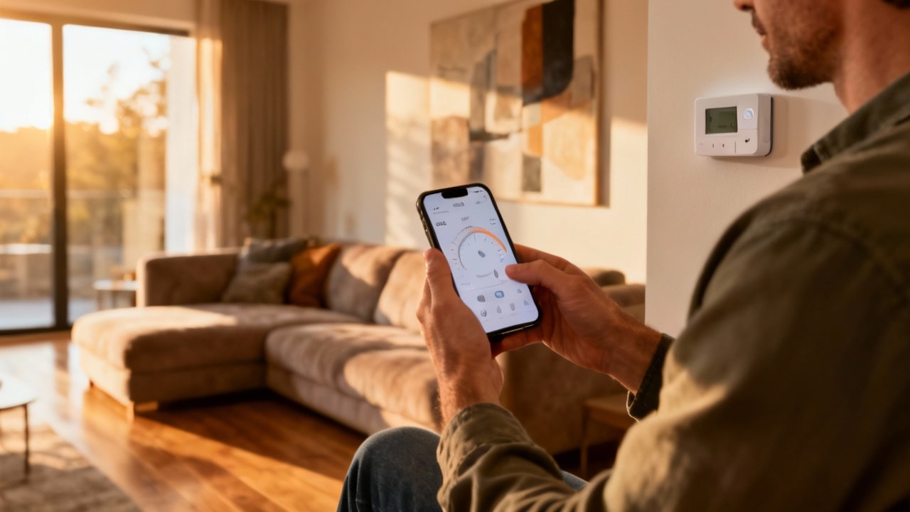 Chauffage intelligent : piloter sa consommation depuis son smartphone