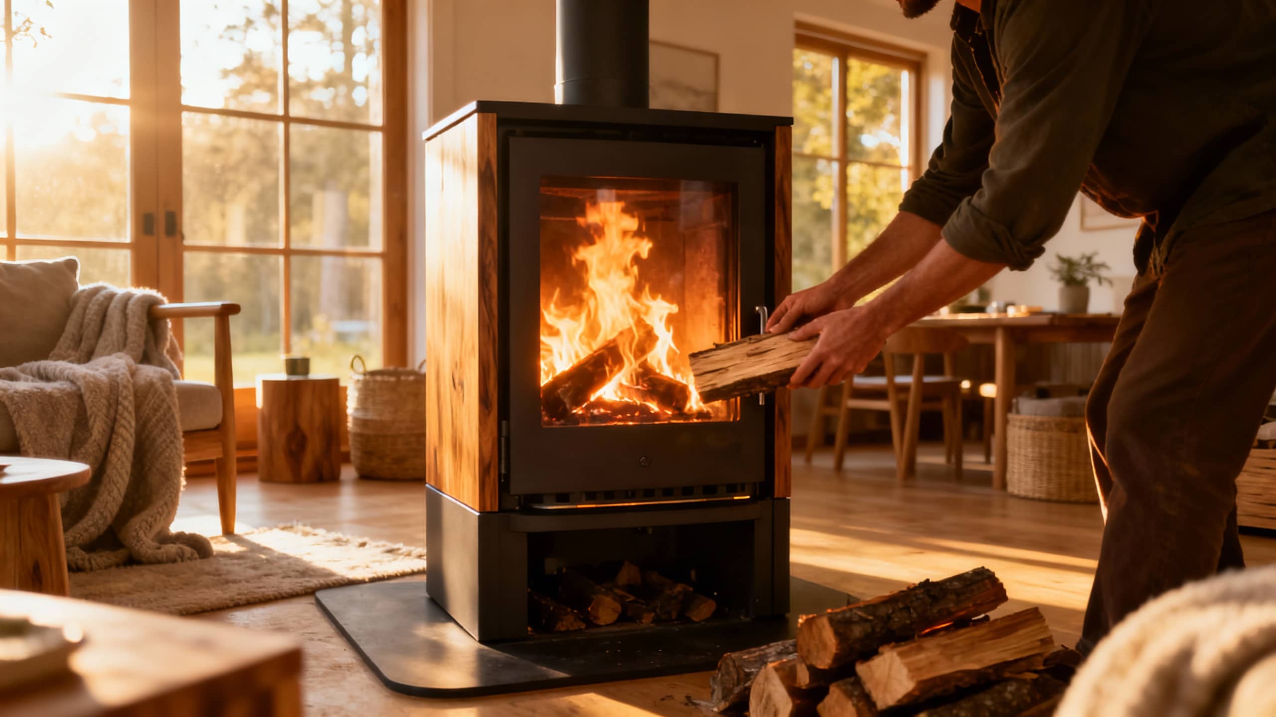 Chauffage au bois bûches : rentabilité et contraintes pratiques