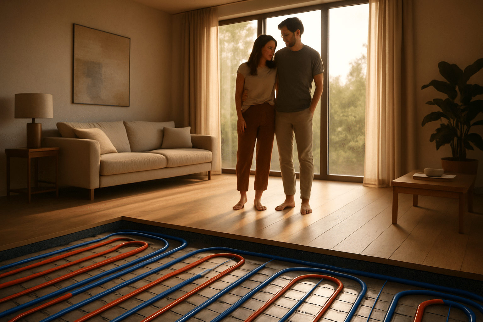 Plancher chauffant rafraîchissant confort toute l’année Plus Chaud — free download