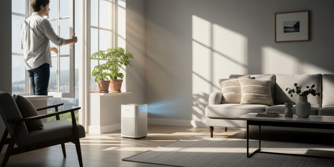 Purificateur d’air : est-ce vraiment utile dans une maison bien ventilée ?