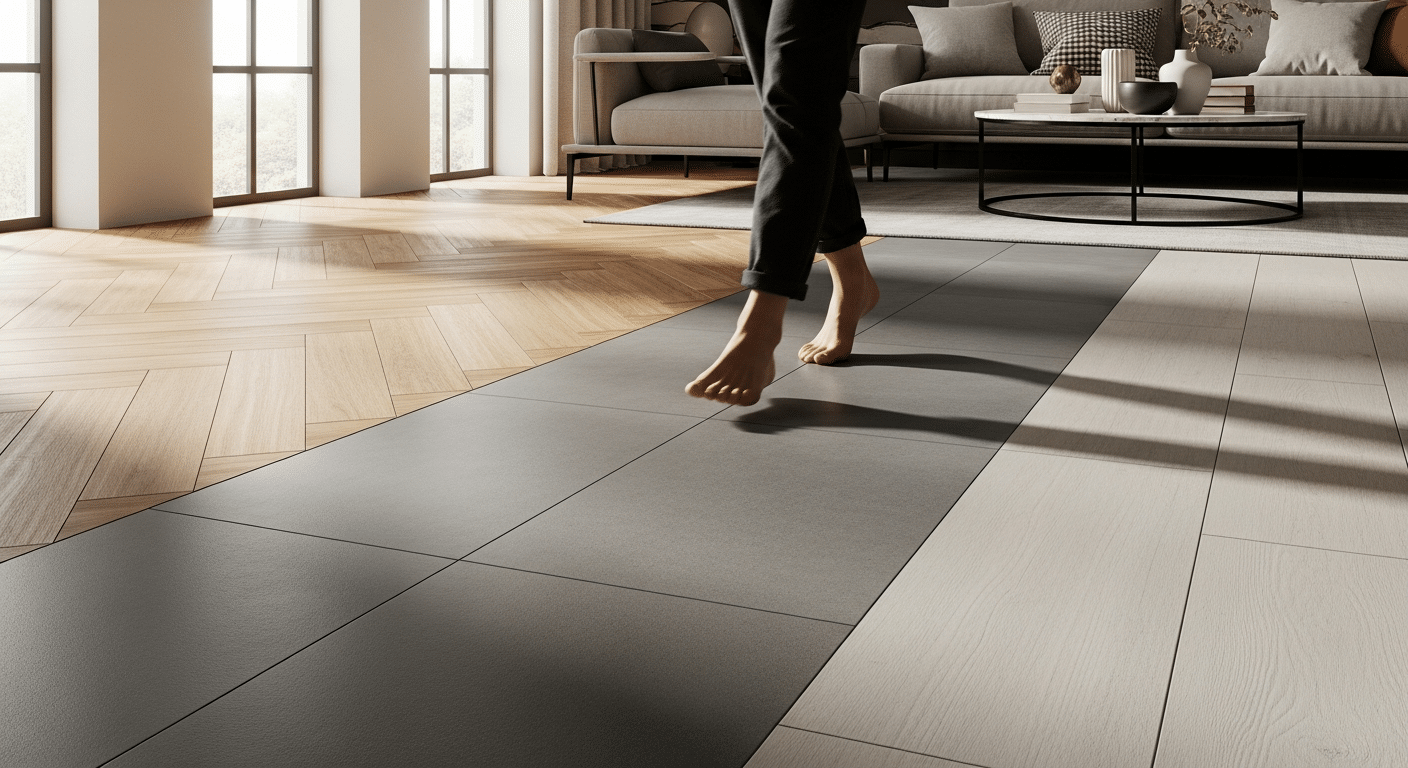 Parquet, carrelage, vinyle : quel sol offre le meilleur confort thermique ?