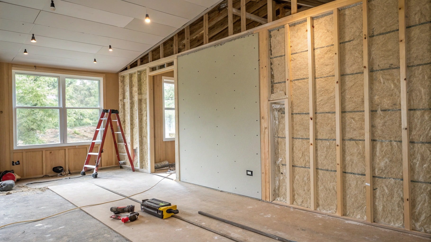 Double cloison ou simple renfort : quelle solution choisir pour isoler un mur ?