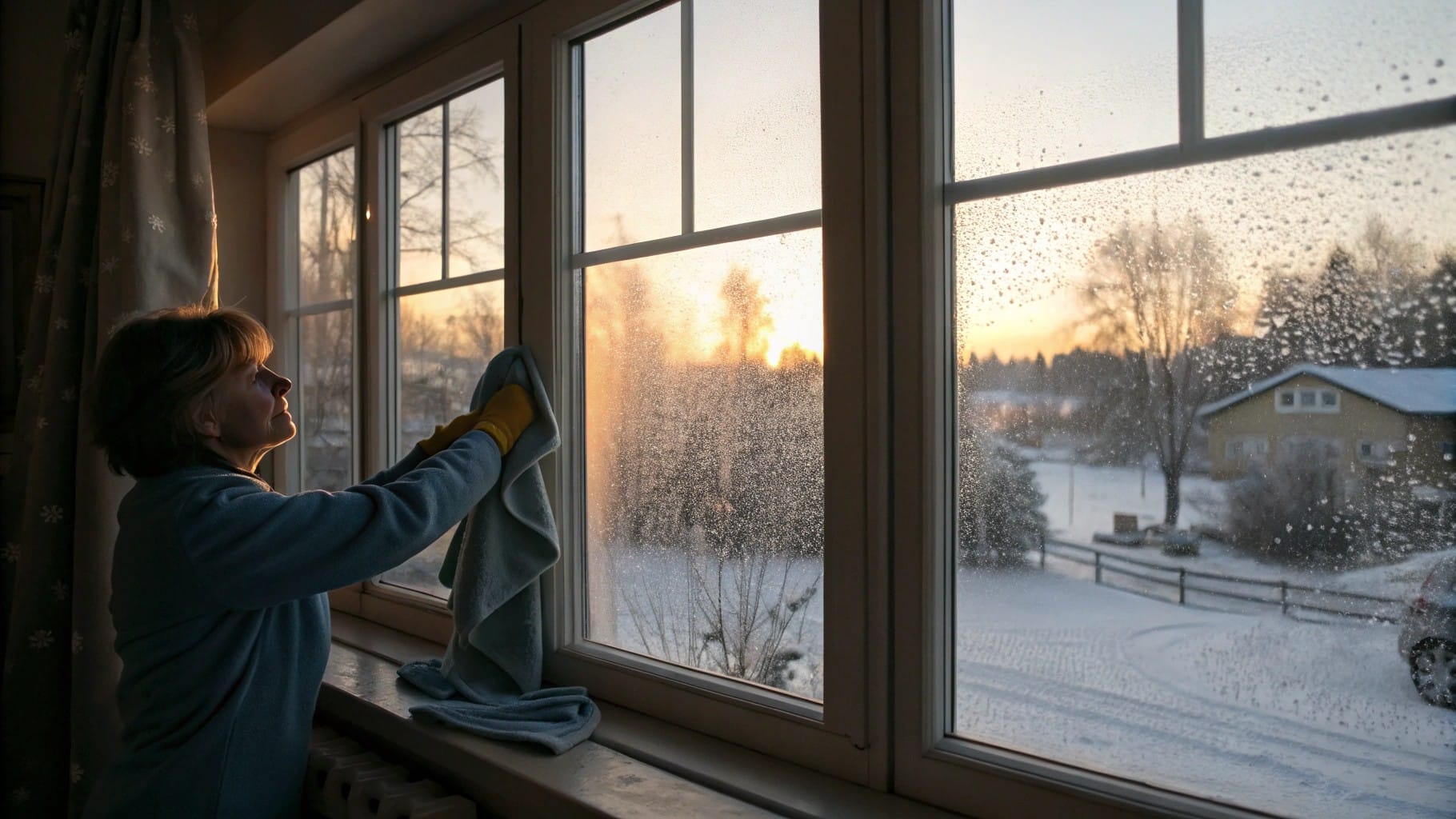 Condensation sur les fenêtres en hiver : le signe que votre logement respire mal