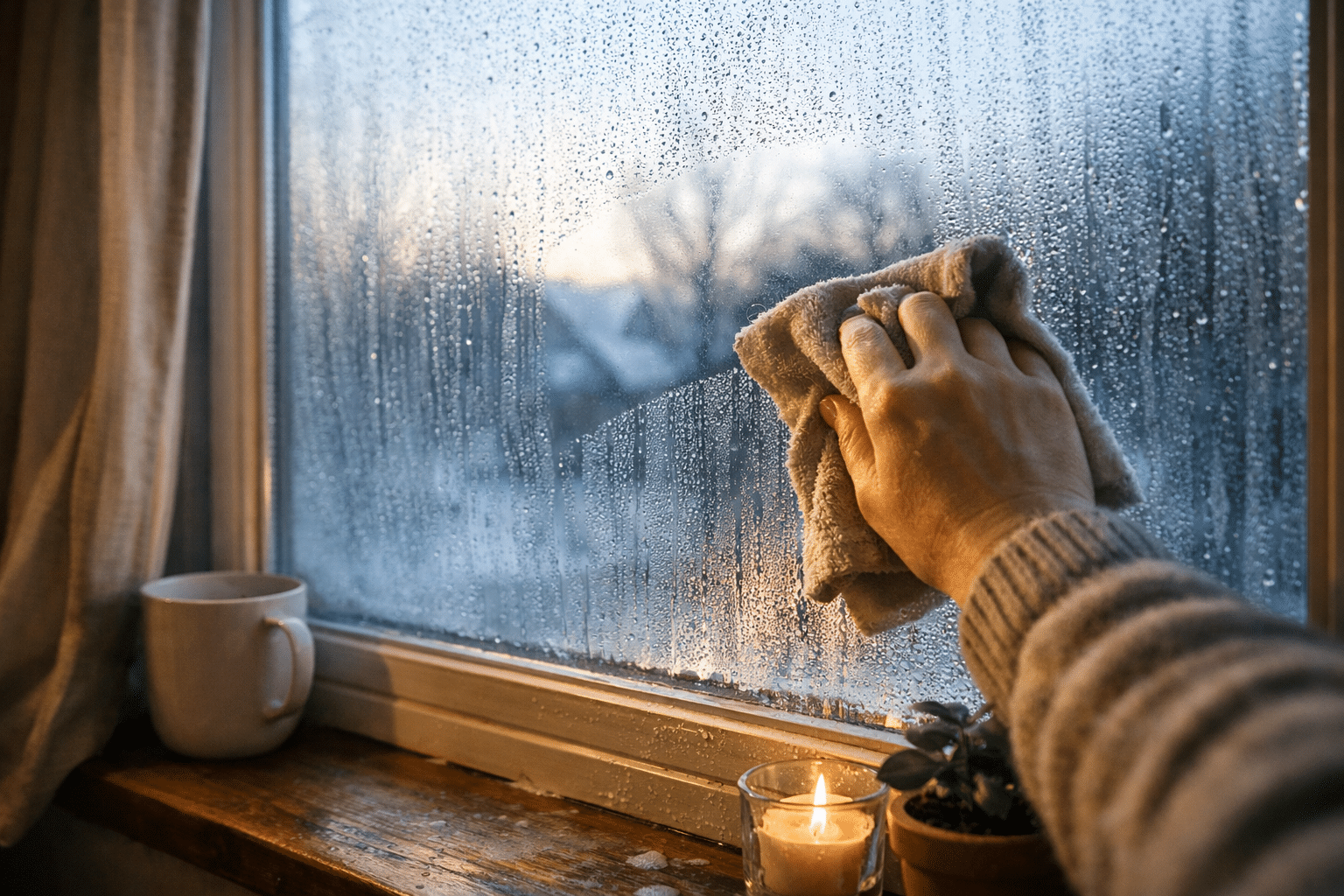 Condensation sur les fenêtres en hiver : le signe que votre logement respire mal